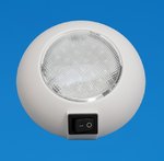 LED 4" LED Surface Mount Light - White Surround - Neutral White LEDs - 12V