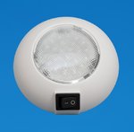 LED 4.5" Surface Mount Accent Light - White Plastic - Warm White - 12V