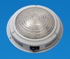 LED 5.5" Interior Dome Light - White Aluminium - Neutral White LEDs - 12V