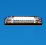 LED 4" Strip Light - Waterproof - Clear Lens - Amber LEDs - 12V