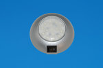 LED 4" LED Surface Mount Light - Silver Surround - Neutral White LEDs - 12V