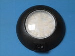 LED 4" LED Surface Mount Light - Black Surround - Warm White LEDs - 12V