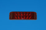 8" x 2.5" Surface Mount Third Brake Light - Red LEDs with red lens - 12V