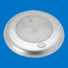 LED Slim Down Light - Silver Plastic - Switched - Bright White LEDs - 12V