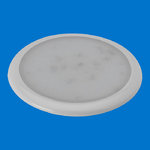 LED 5" (129mm) Waterproof IP66 Unswitched Down Light White plastic 36 Cool White/6 Blue LEDs 12V