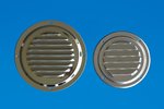 4" Round Louvre Vent Grill - Stainless Steel 304