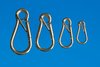 Carabiner Snap Hook with eyelet and safety springs- 10mm - Stainless 316 - Marine Grade