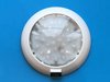 LED 5.5" Dome Light - White Plastic With Switch - Neutral White/Red LEDs - 12V