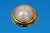 LED 5.5" Interior Dome Light - TIN Brass - Cool White LEDs - 12V