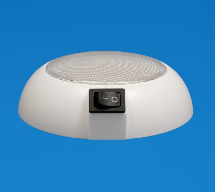 led 4" led surface mount light white surround white/red combination leds 12v (copy)