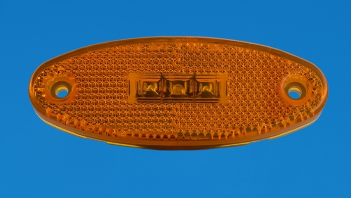 led 4" strip light waterproof amber lens amber leds 12v (copy)