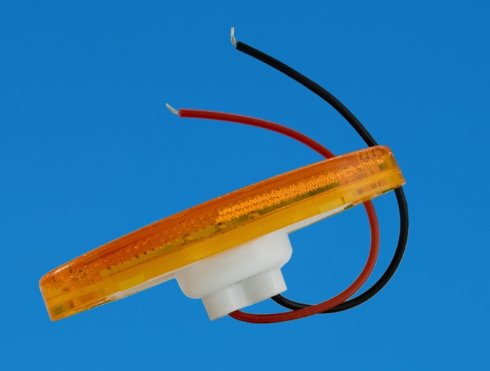 led 4" strip light waterproof amber lens amber leds 12v (copy)