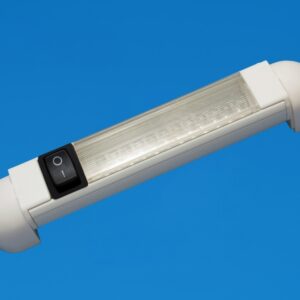 led 6" rail light white surround cool white leds 24v
