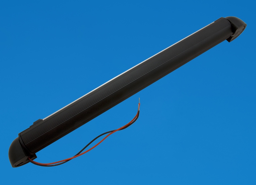 led 6" rail light black surround warm white leds 24v (copy)