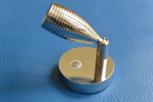LED Aluminium Honeycomb Reading Light - Aluminium/Pearl Chromium - Warm White - 10-30VDC