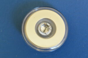 LED Courtesy Light - Round Plastic - Blue LEDs - 12VDC