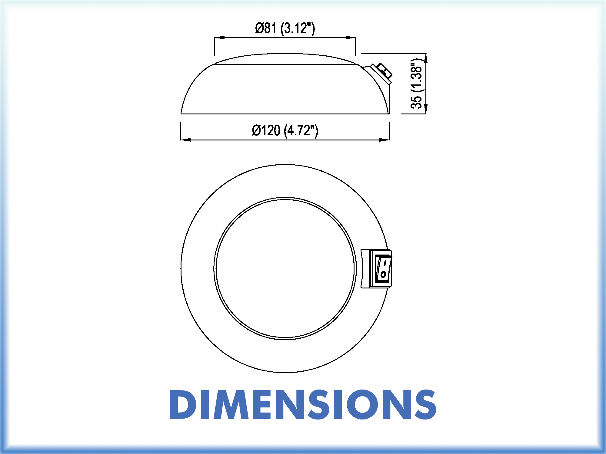 LED 4.5" LED Accent Mount Light - Black Surround - Neutral White LEDs - 12V - Image 5