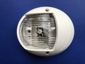 LED Navigation Light - IP66 - Red Port - White Surround - 8-30V