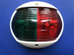 LED Navigation Light - IP66 - Red/Green Combination Bow - White Surround - 8-30V