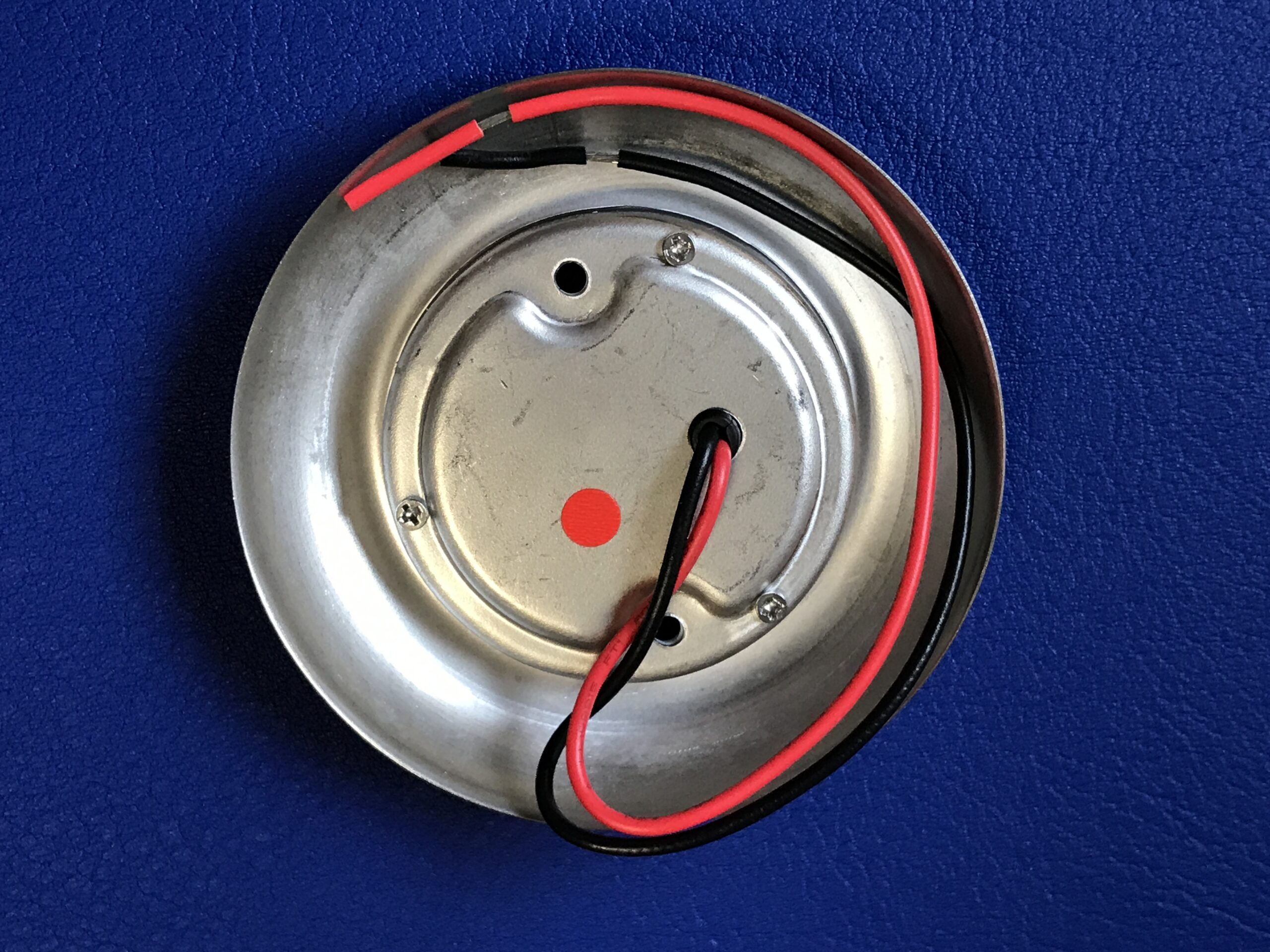 LED 3" Puck Light - Stainless - Unswitched - Red LEDs - 12V - Image 2