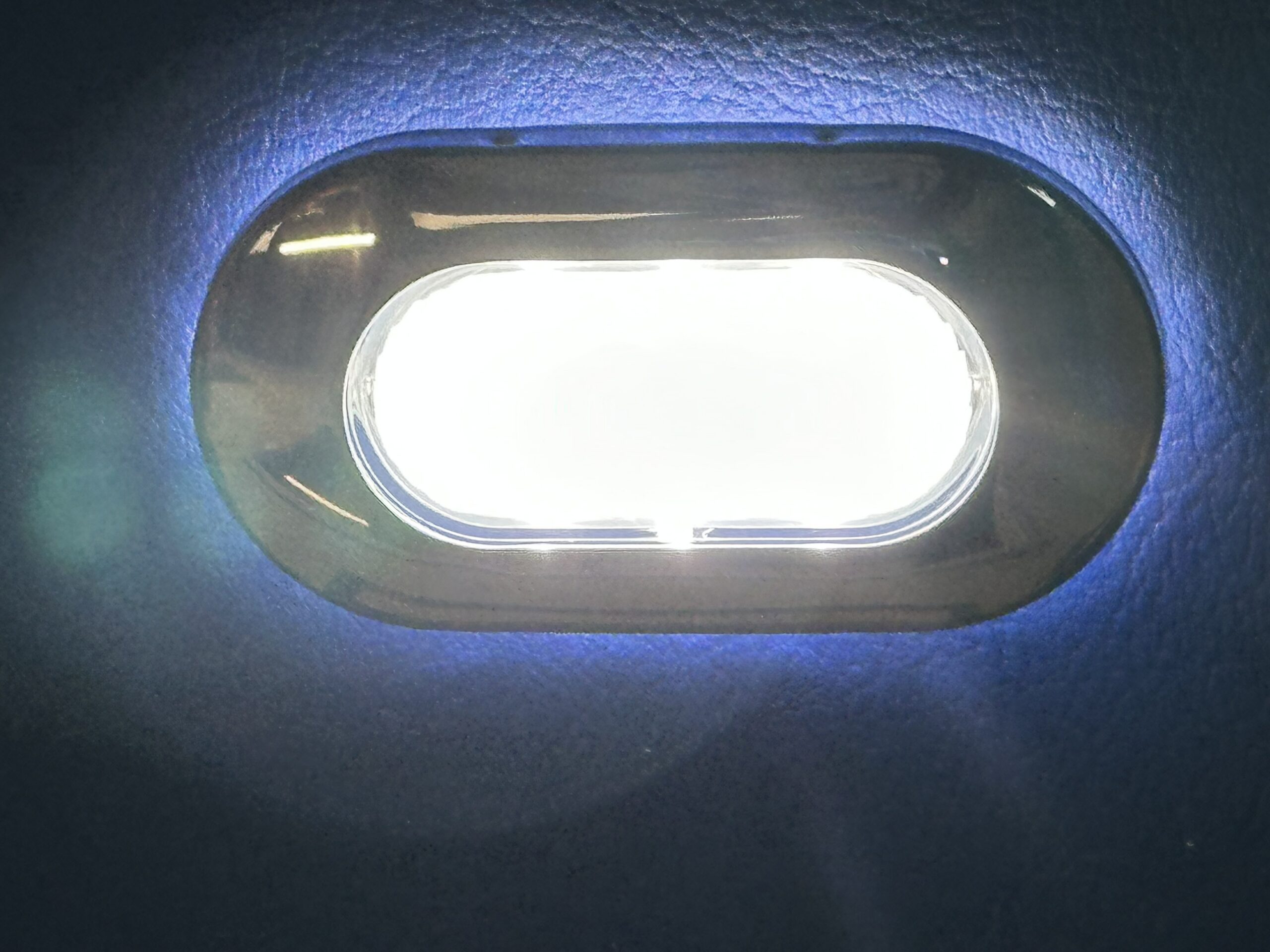 LED Courtesy Light - Oval - Stainless 304 - Daylight White LEDs - IP67 - 12VDC - Image 3
