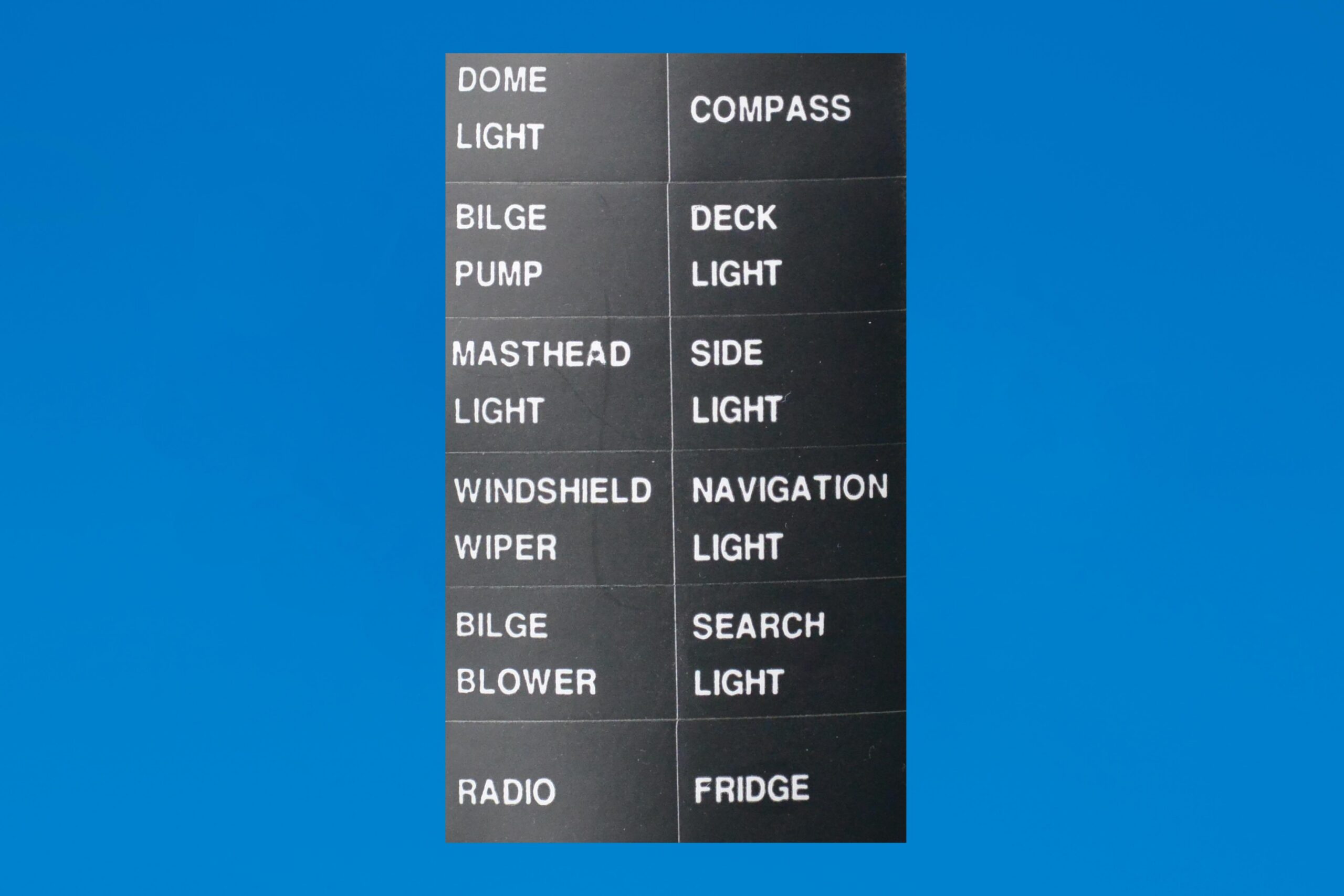Switch Panel - Battery Test Gauge with Push Botton Horn - 12VDC - Image 2