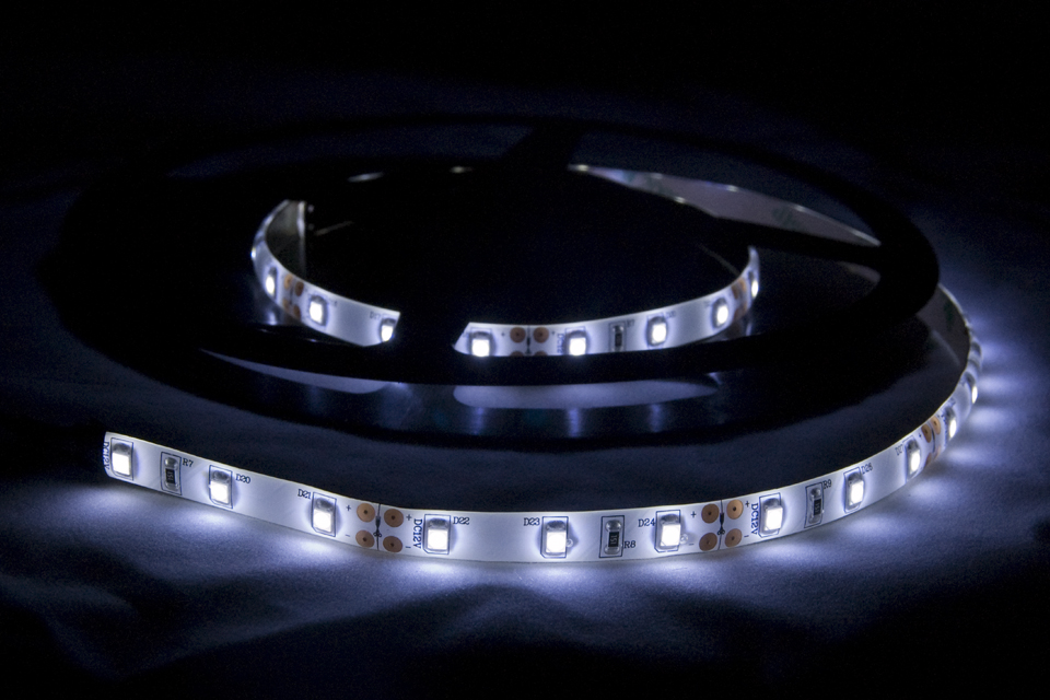 LED Flexible Strip Light - 51" length - Waterproof IP65 - Cool White LEDs - 12V - Image 2