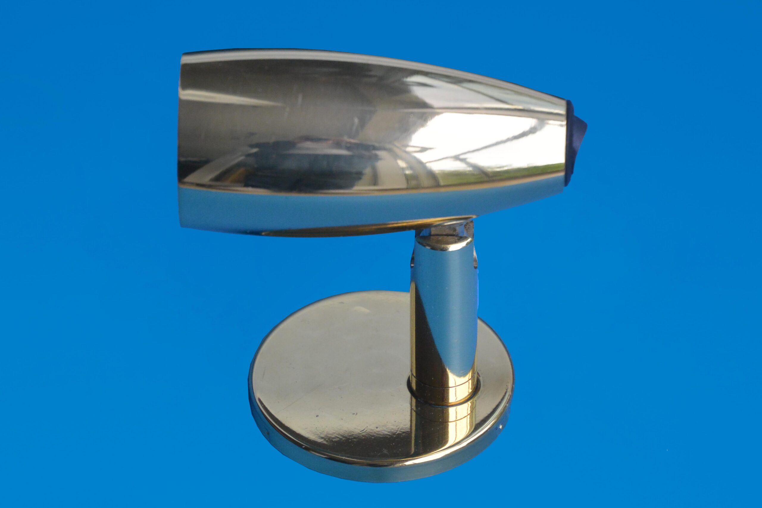 LED Mini Cone Reading Light - Brass Lacquered - Warm White - 10-30VDC