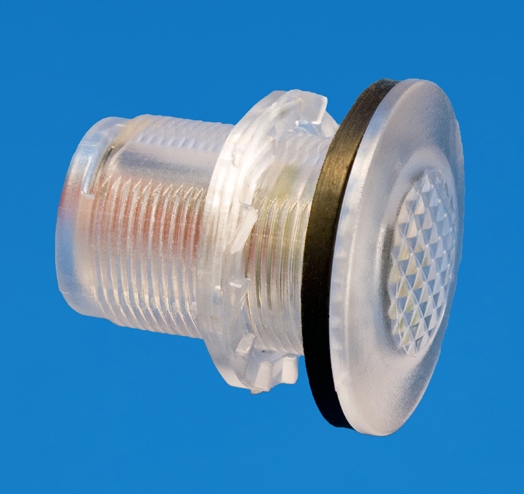 LED Livewell Courtesy Light - 0.8" diameter - Green LED - 12V - Image 2
