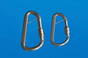 Snap Hook D Shaped - Slide and Open Mechanism - 10mm - Stainless 316