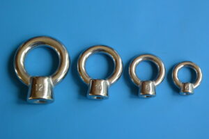 Lifting Eye Nut x 4 - M10 - 10mm - AISI Stainless 316