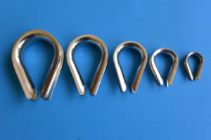 Thimbles x 4 - 10mm - Stainless 304