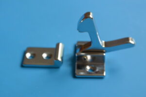 Elbow Catch  - Chrome Plated Brass