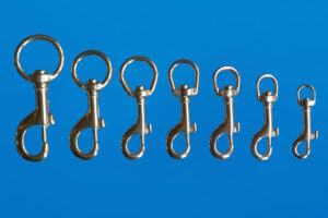Swivel Eye Long Snap Hook - Dog Lead Hook - 12mm - Stainless 316