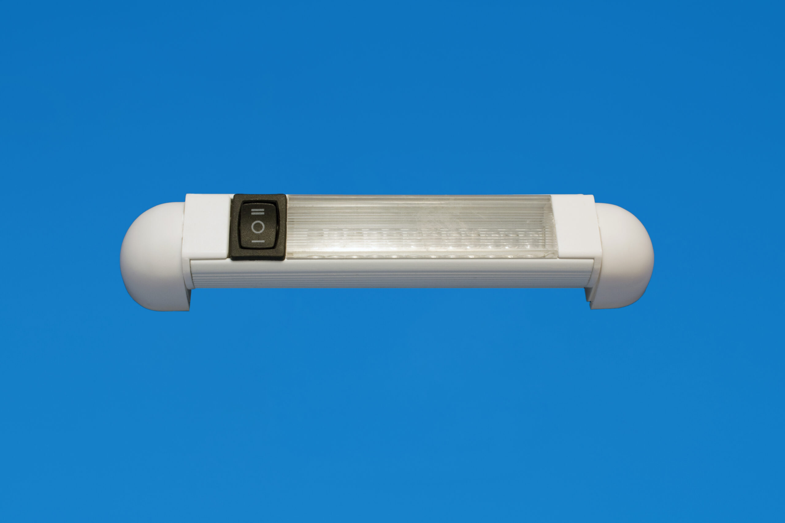 LED 6" Rail Light - White Surround - White/Blue Combination LEDs - 12V - Image 2