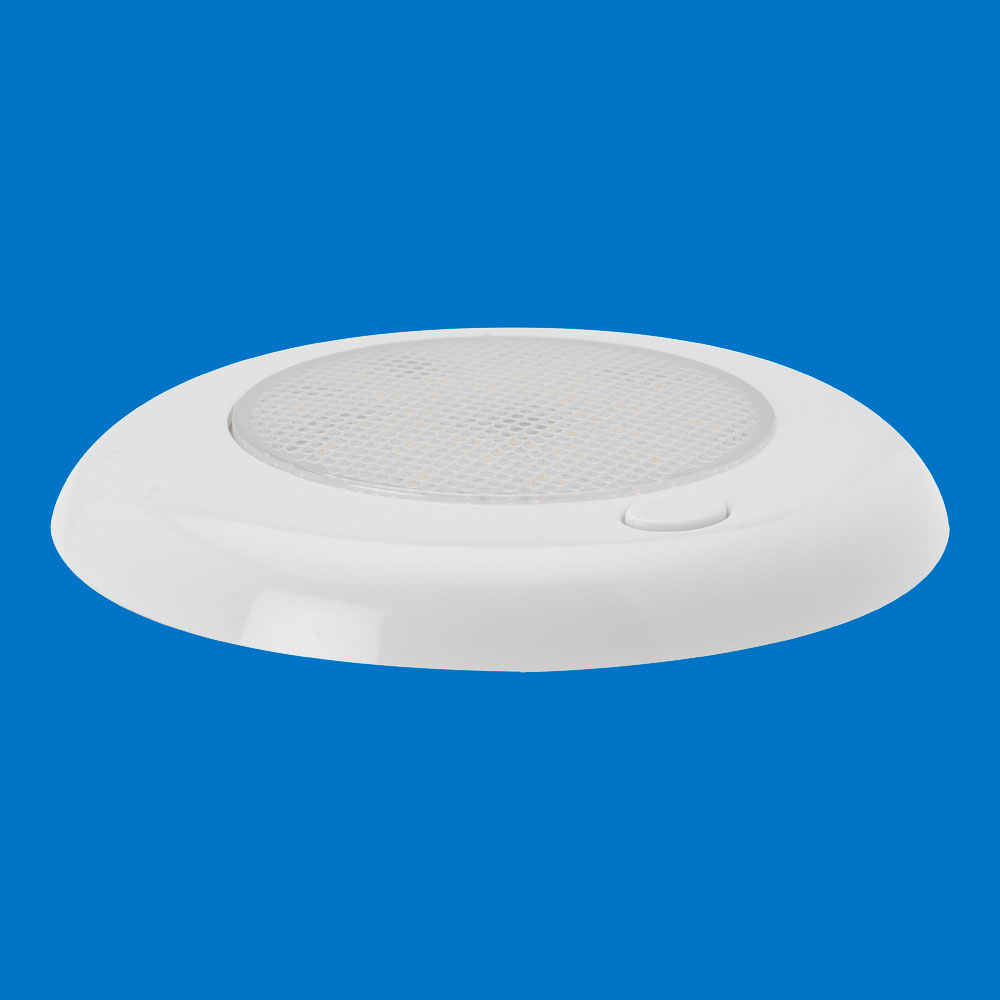 LED Slim Down Light - Switched - White Surround - Blue/Neutral White LEDs - 12VDC - Image 2