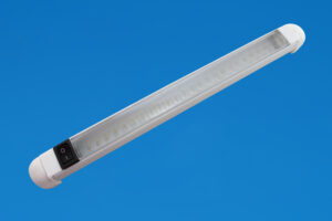 LED 12" Rail Light - White Surround - Cool White LEDs - 12V