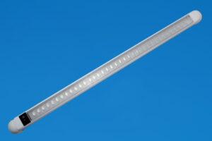 LED 18" Rail Light - White  Surround - Warm White LEDs - 24V